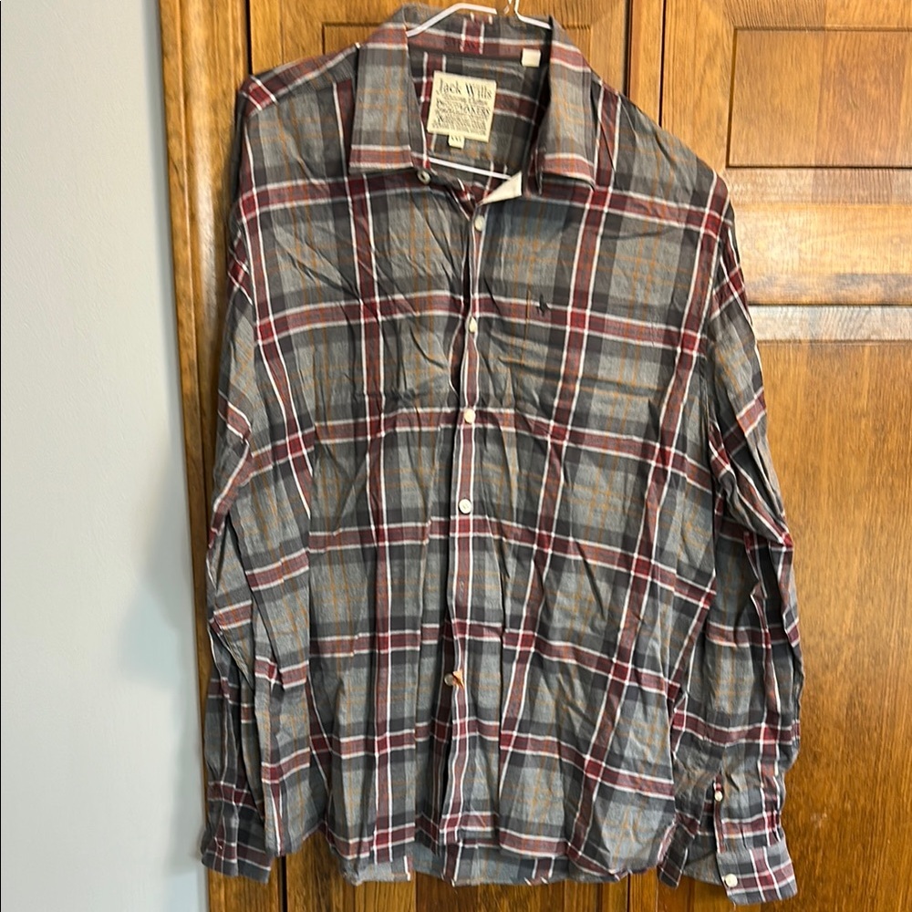 Jack Wills Plaid Button-Up Shirt